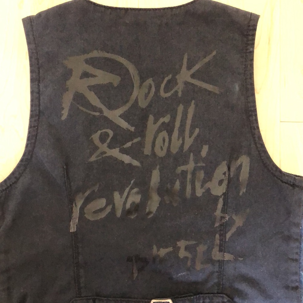 Diesel kids denim vest